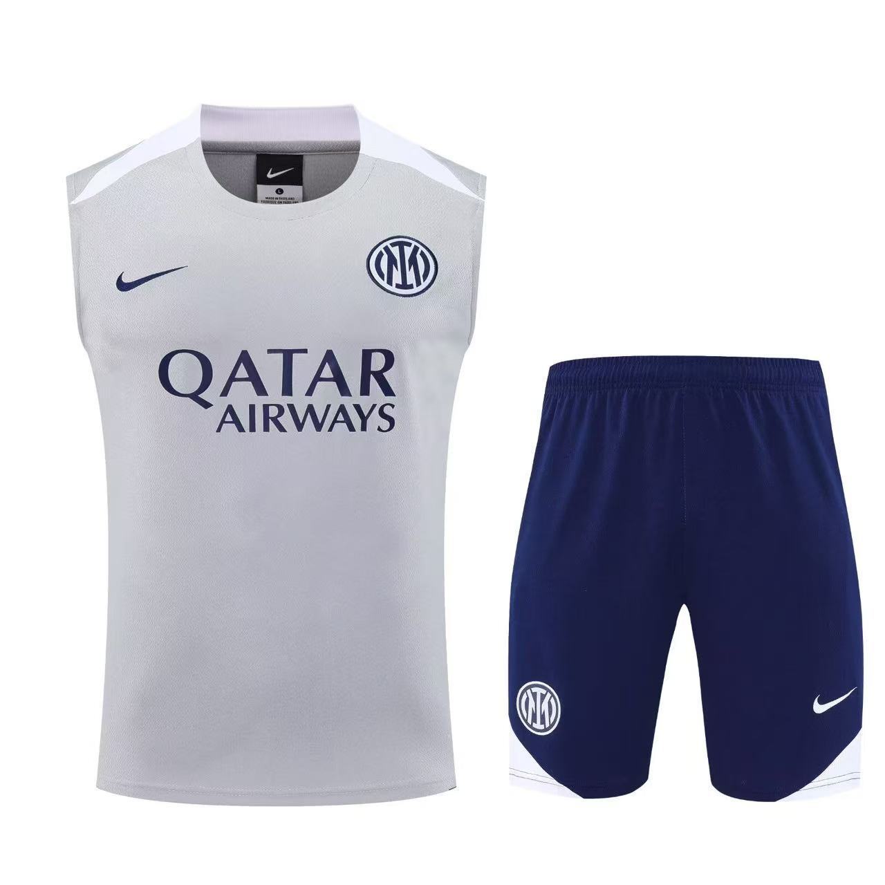 Inter Milan 2025/26 Sleeveless Training Kit White