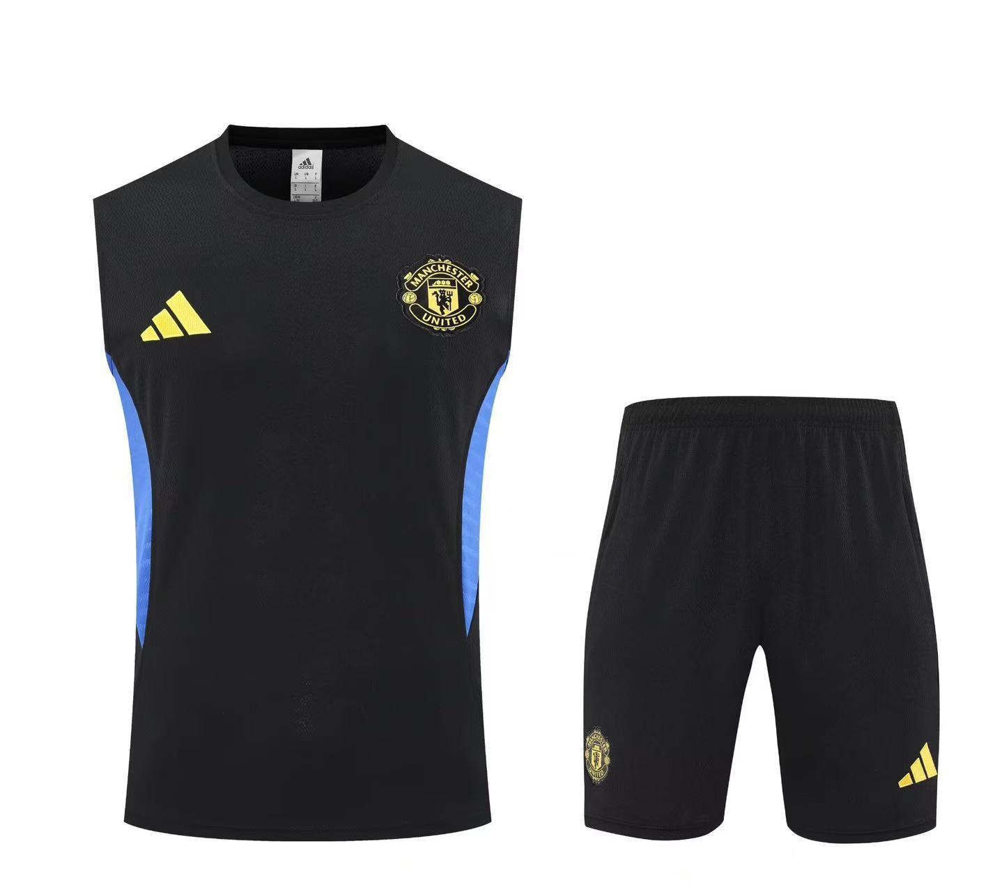 Manchester United 2025/26 Sleeveless Training Kit Black
