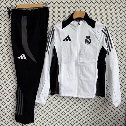 25/26 Real Madrid Windbreaker Jackets With Pants