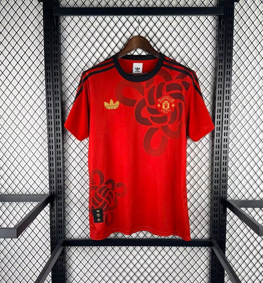 25/26 Manchester United Red Chinese Knot Cultral Story Shirt Fan Jersey