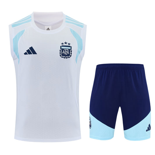 Argentina 2026 World Cup Sleeveless Training Kit White