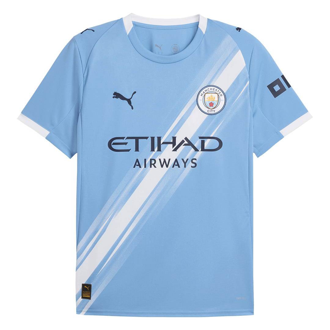 Manchester City Home Soccer Jersey 2025/26 Discount