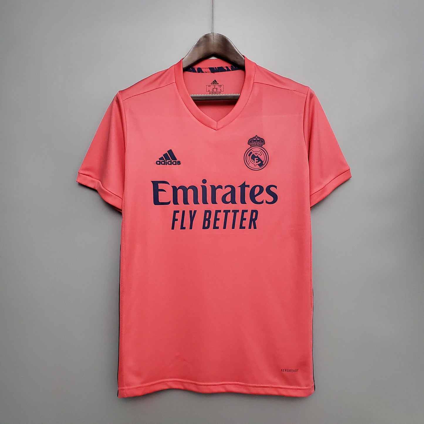 20/21 Real Madrid away pink soccer Fan Jersey