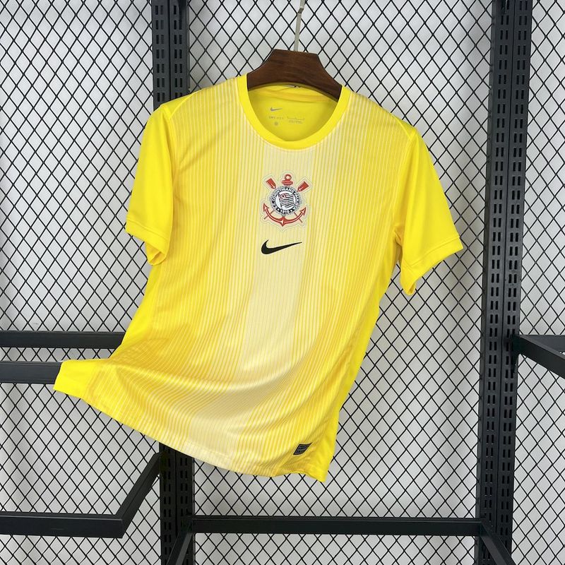 25/26 Corinthians Yellow Goalkeeper Fan Jersey