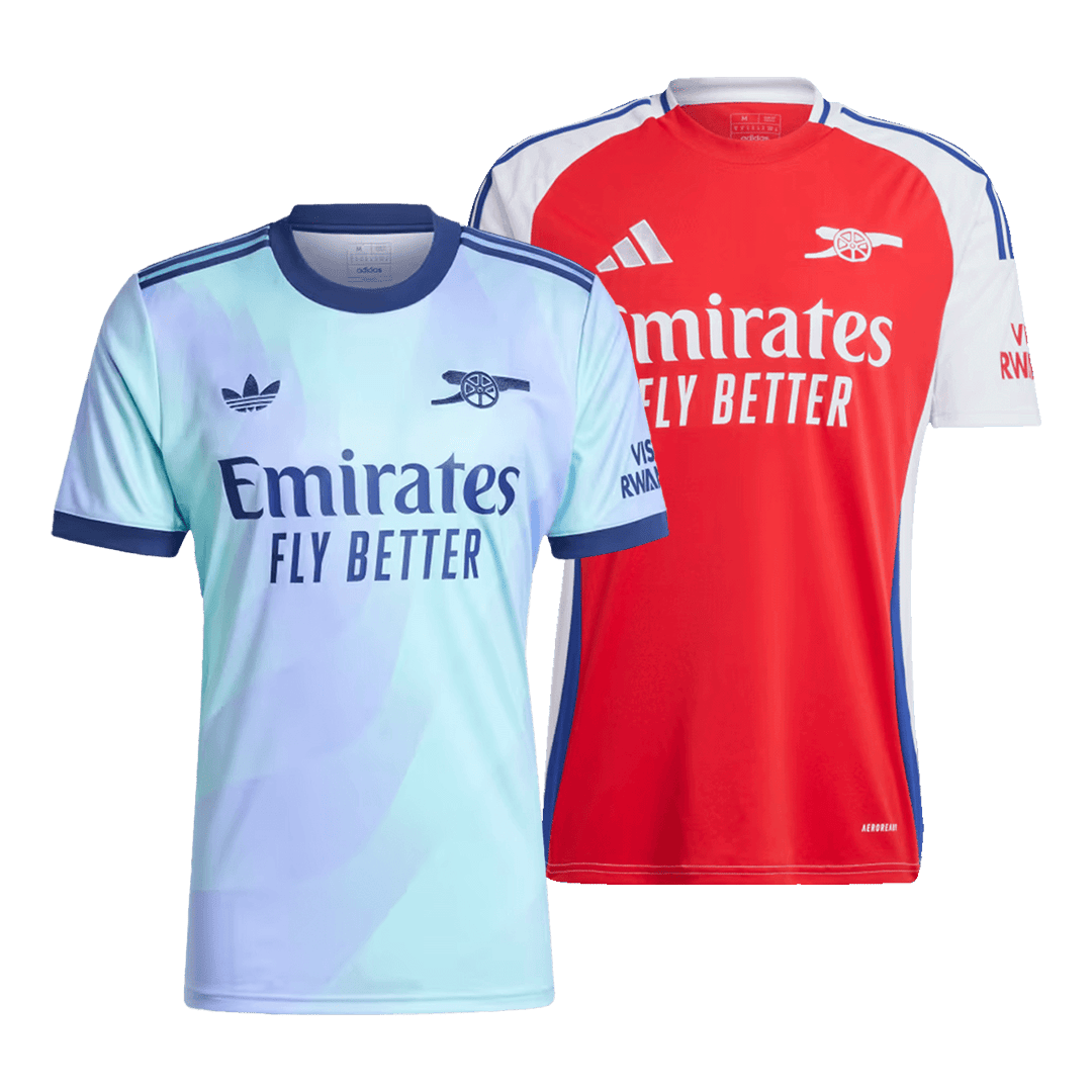 Arsenal Home Jersey 24/25 - Arsenal Third Away Jersey 24/25