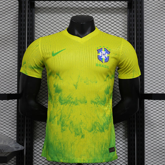 2024 Brazil Yellow Special Edition Stadium Jersey