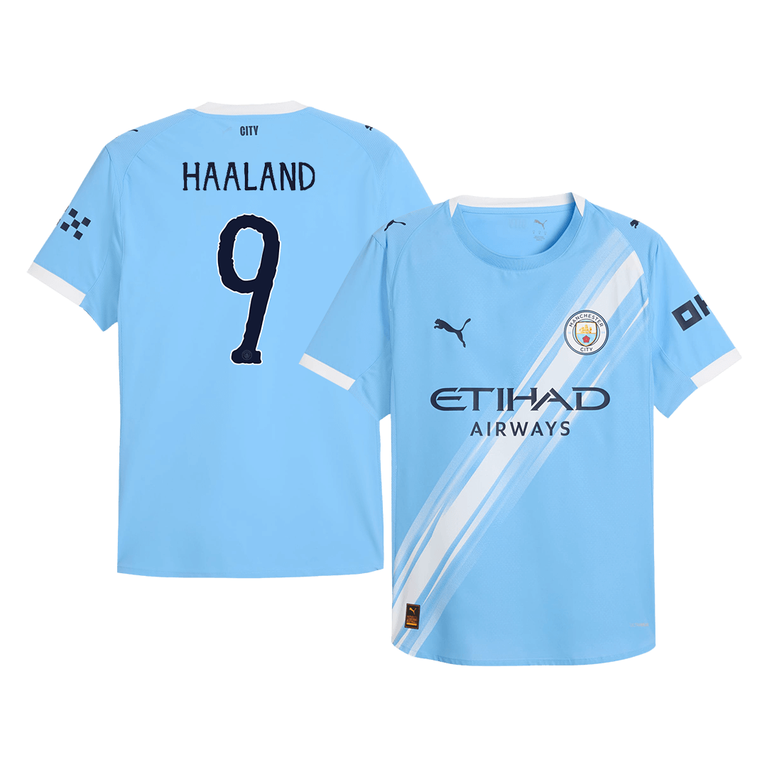 HAALAND #9 Manchester City Home Premium Soccer Jersey 2025/26 Club World Cup