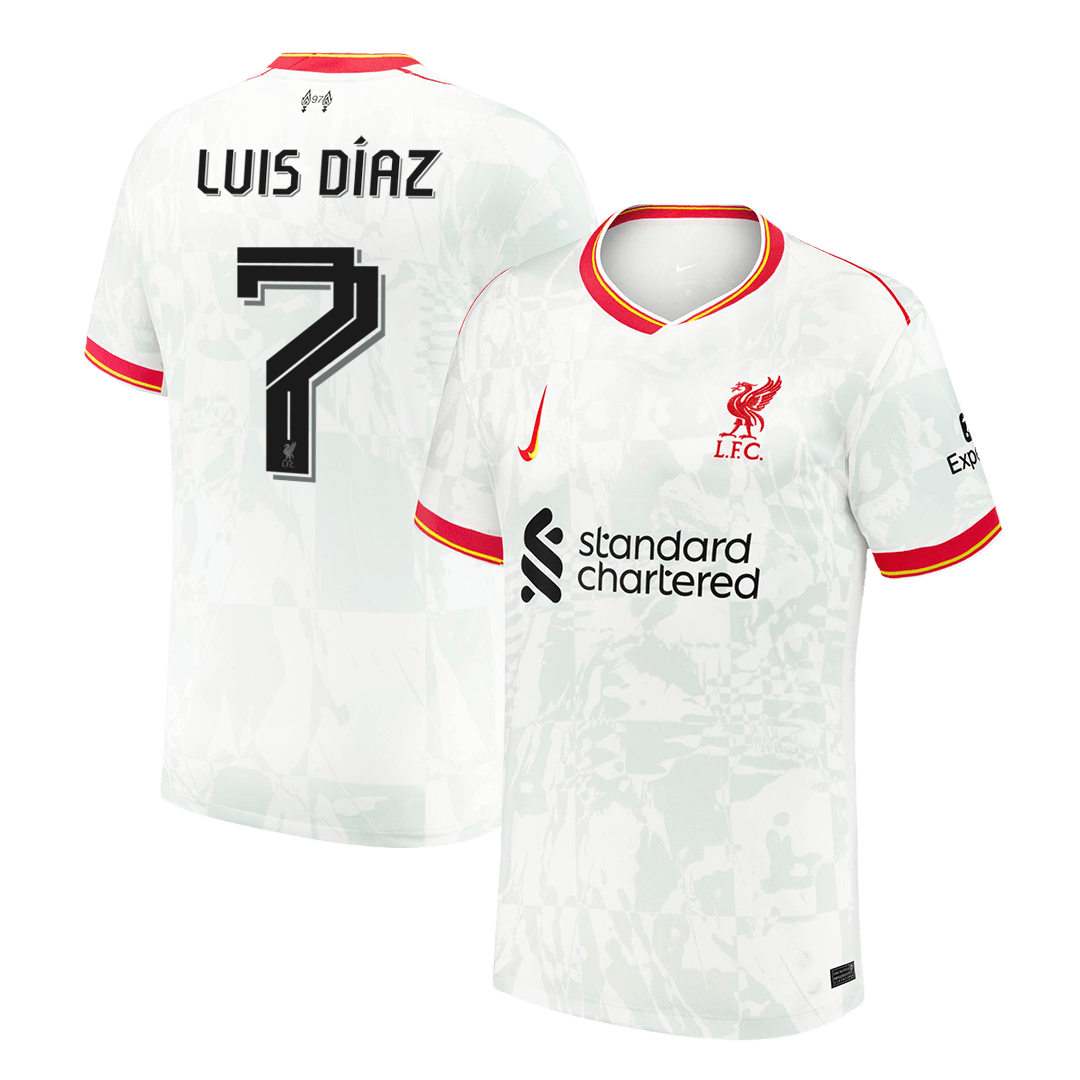 LUIS DIAZ #7 Liverpool Third Away Soccer Jersey 2024