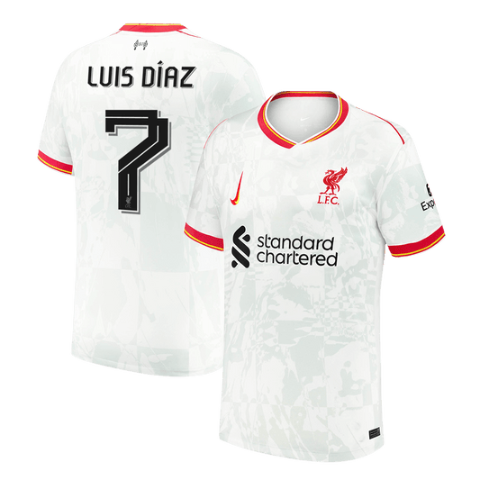 LUIS DIAZ #7 Liverpool Third Away Soccer Jersey 2024