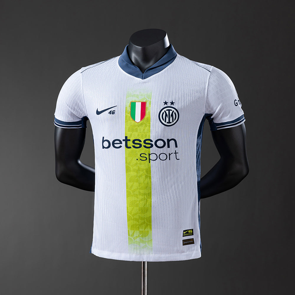 24/25 Inter Milan Away Joint Edition White Stadium Jersey
