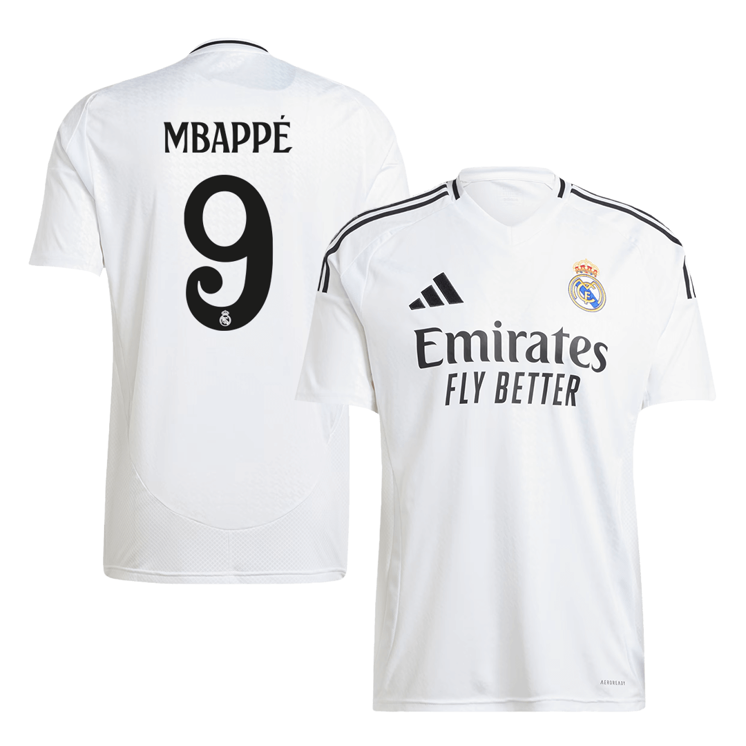 MBAPPE #9 Real Madrid Home Soccer Jersey 2024/25