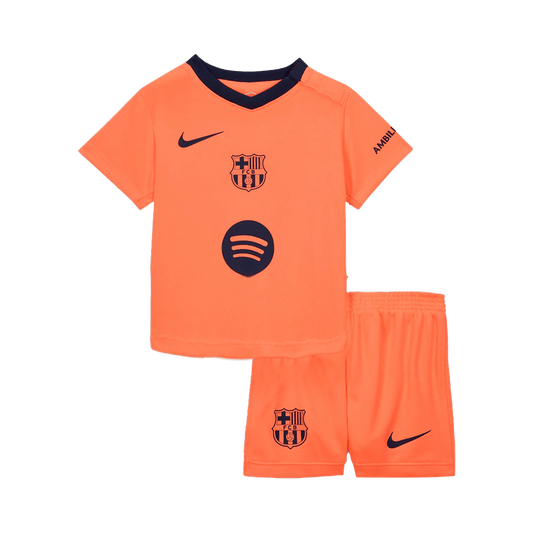 Barcelona Third Away Kids Jerseys Kit 2025/26 Blaugrana