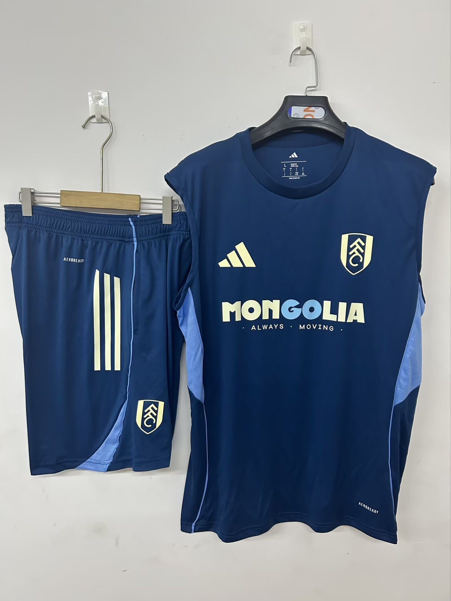 25/26 Fulham Blue Vest Sleeveless training Fan Jersey
