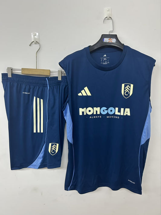 25/26 Fulham Blue Vest Sleeveless training Fan Jersey