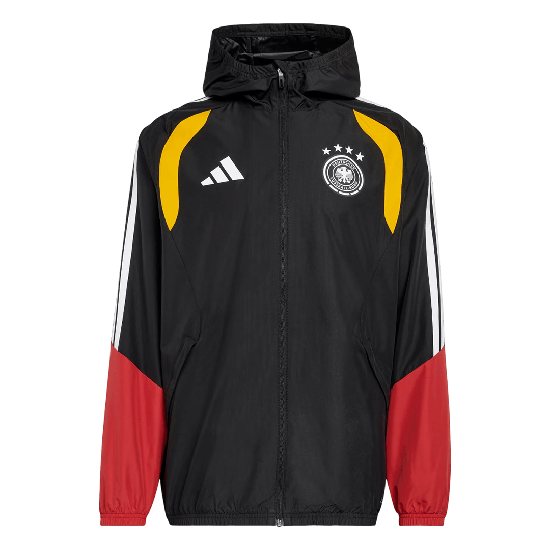 Germany Hoodie Jacket 2026 World Cup Red-Black