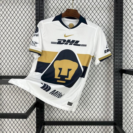 25/26 Pumas UNAM Home white soccer Fan Jersey