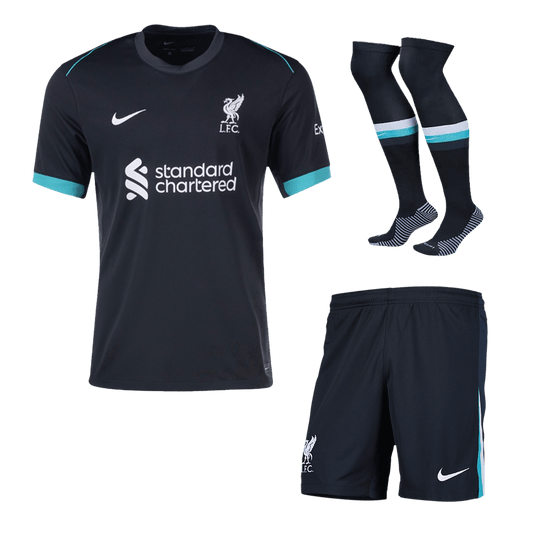Liverpool Away Jerseys Full Kit 2024/25