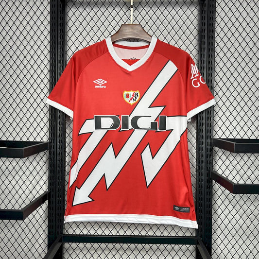 24/25 Rayo Vallecano Home red soccer Fan Jersey