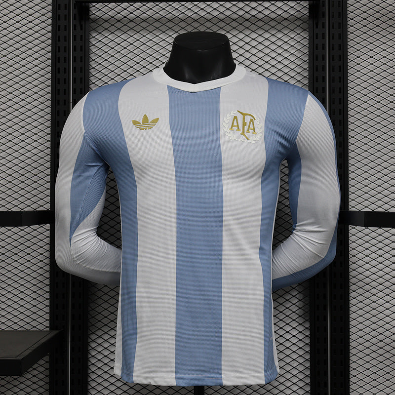 2025 Argentina 50th Anniversary long sleeve Stadium Jersey