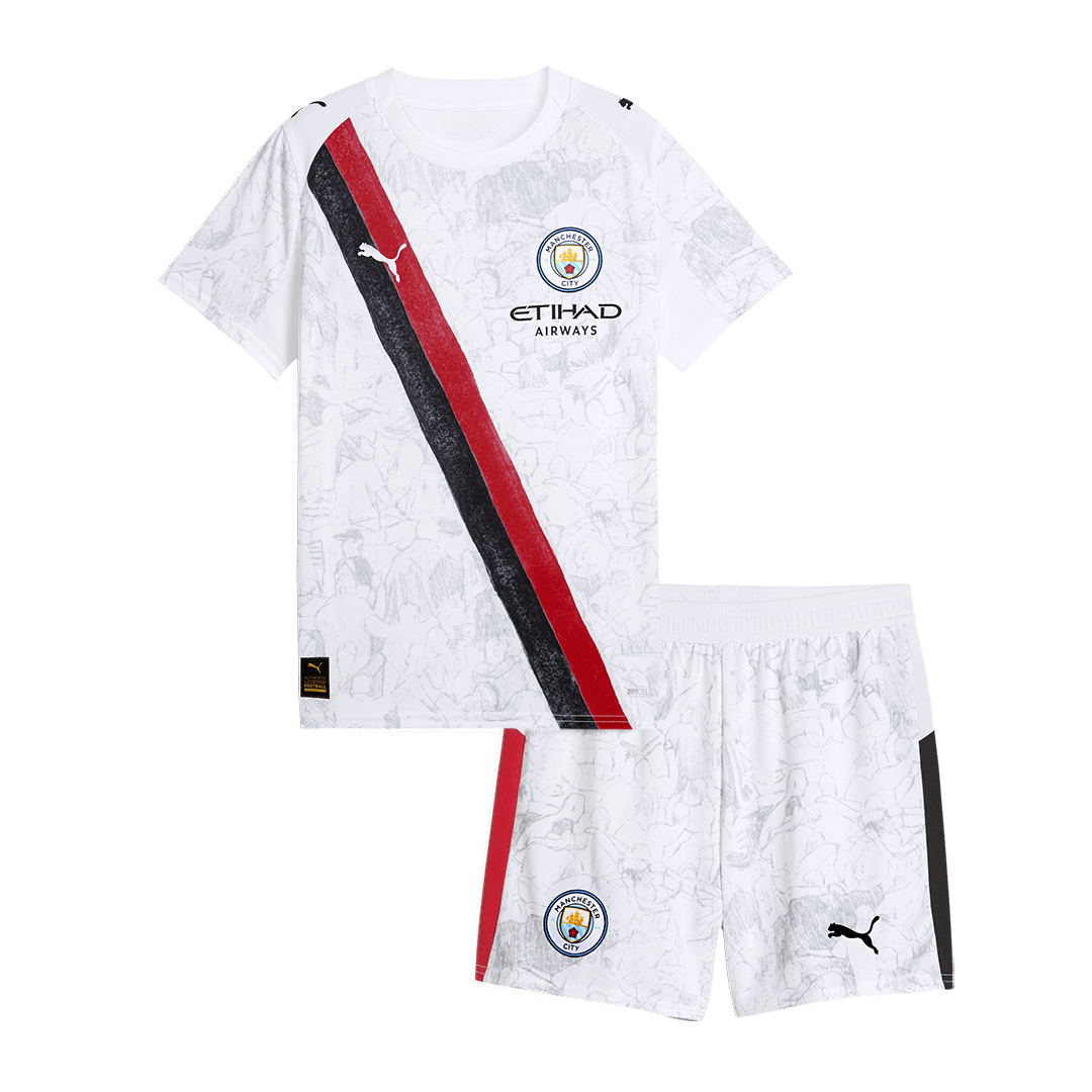 Manchester City KidSuper Kids Soccer Jerseys Kit 2025/26 Club World Cup