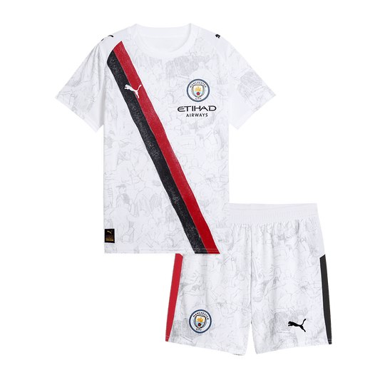 Manchester City KidSuper Kids Soccer Jerseys Kit 2025/26 Club World Cup