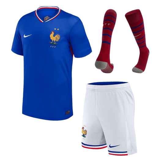 France Home Jerseys Full Kit EURO 2024