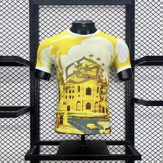 2024 Brazil Yellow Special Stadium Jersey