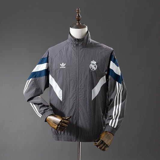 25/26 Real Madrid grey Windbreaker