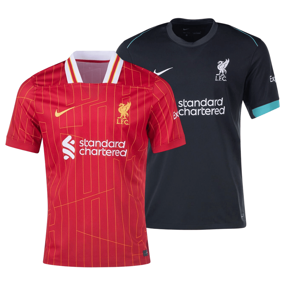 Liverpool Home Jersey 24/25 - Liverpool Away Jersey 24/25
