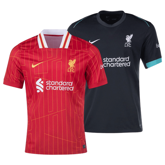 Liverpool Home Jersey 24/25 - Liverpool Away Jersey 24/25