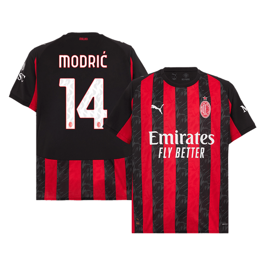 MODRIC #14 AC Milan Home Soccer Jersey 2025/26