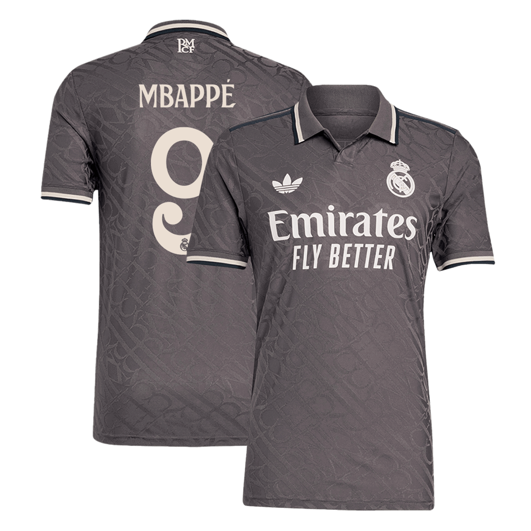 MBAPPE #9 Real Madrid Third Away Premium Soccer Jersey 2024/25