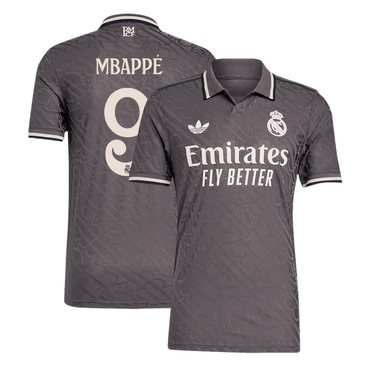MBAPPE #9 Real Madrid Third Away Premium Soccer Jersey 2024/25