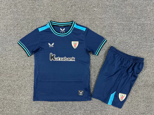 25/26 Athletic Bilbao Away Kids Fan Jersey