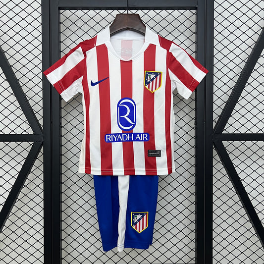 25/26 Atletico Madrid home Kids Fan Jersey