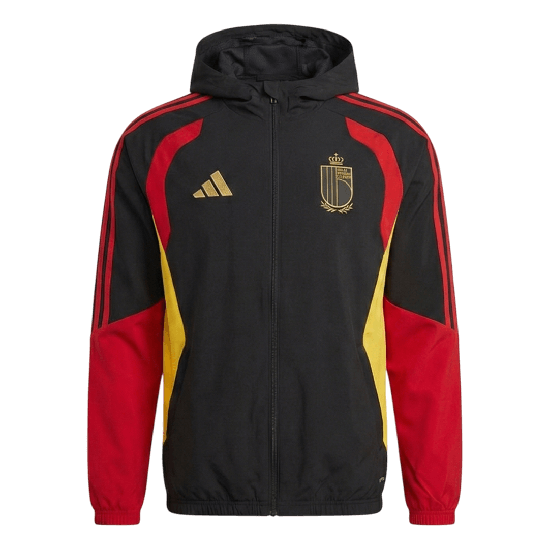 Belgium Hoodie Jacket 2026 World Cup Red-Black