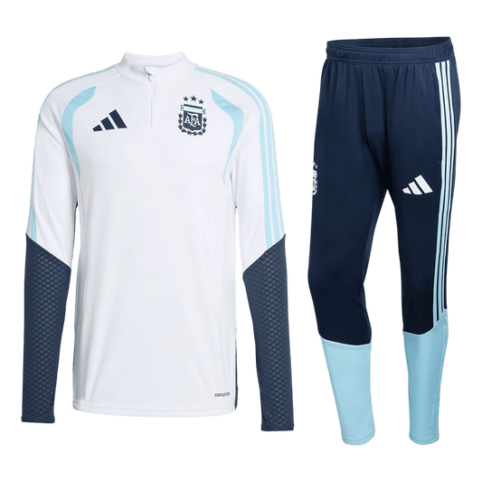 Argentina 1/4 Zip Tracksuit 2026 World Cup White