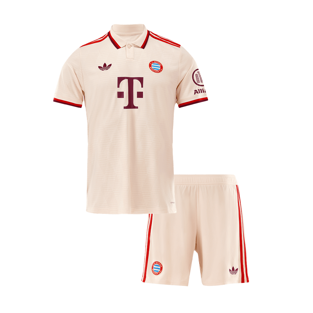 Bayern Munich Third Away Kids Soccer Jerseys Kit 2024/25 UCL