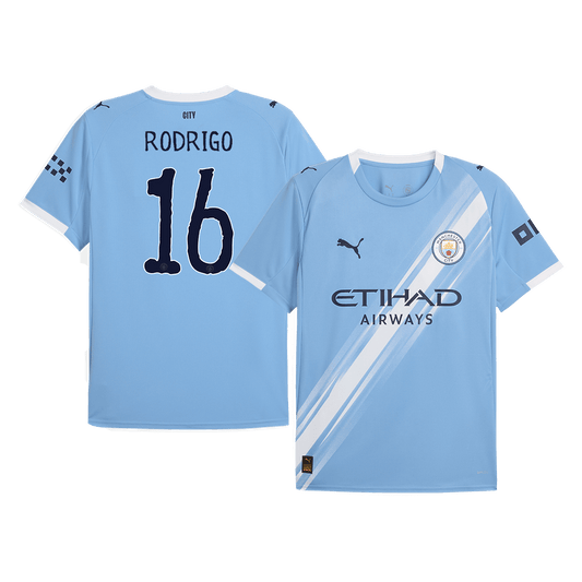 RODRIGO #16 Manchester City Home Soccer Jersey 2025/26 Club World Cup