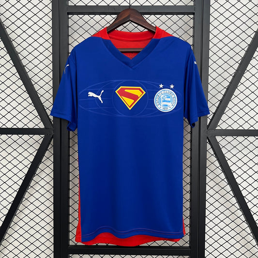 25/26 Bahia Superman Edition Blue Soccer Fan Jersey