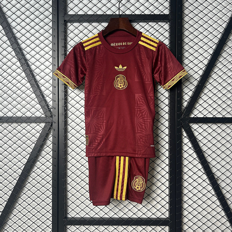 2025 Mexico Red Gold Cup Kids Fan Jersey