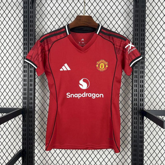 25/26 Manchester United Home Woman Fan Jersey