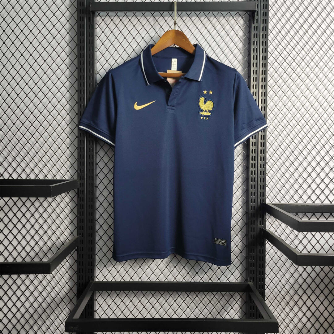 2022 World Cup France Sapphire POLO Fan Jersey