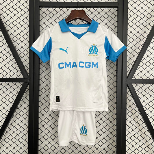 25/26 Marseille Home Kids Fan Jersey
