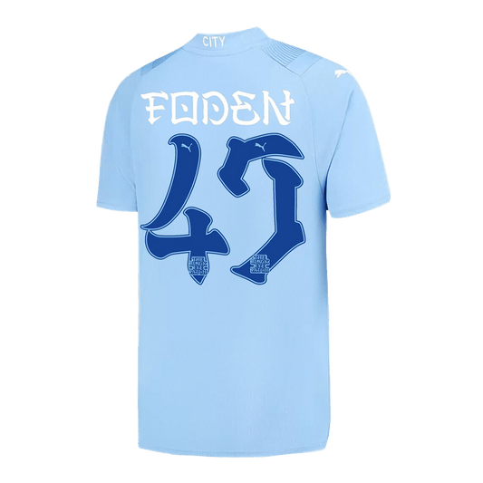 FODEN #47 Manchester City Home Soccer Jersey 2023/24