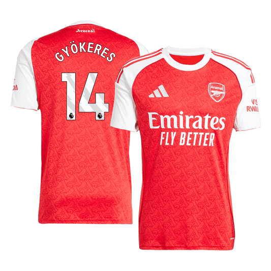 GYOKERES #14 Arsenal Home Soccer Jersey 2025/26