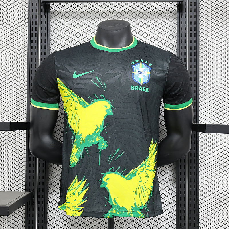 2024 Brazil black dove of peace Stadium Jersey
