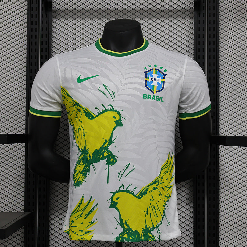 2024 Brazil white dove of peace Stadium Jersey