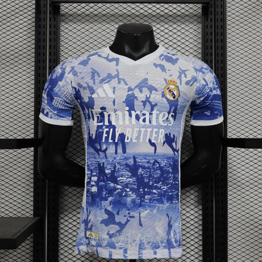 24/25 Real Madrid Special Edition Blue Stadium Jersey