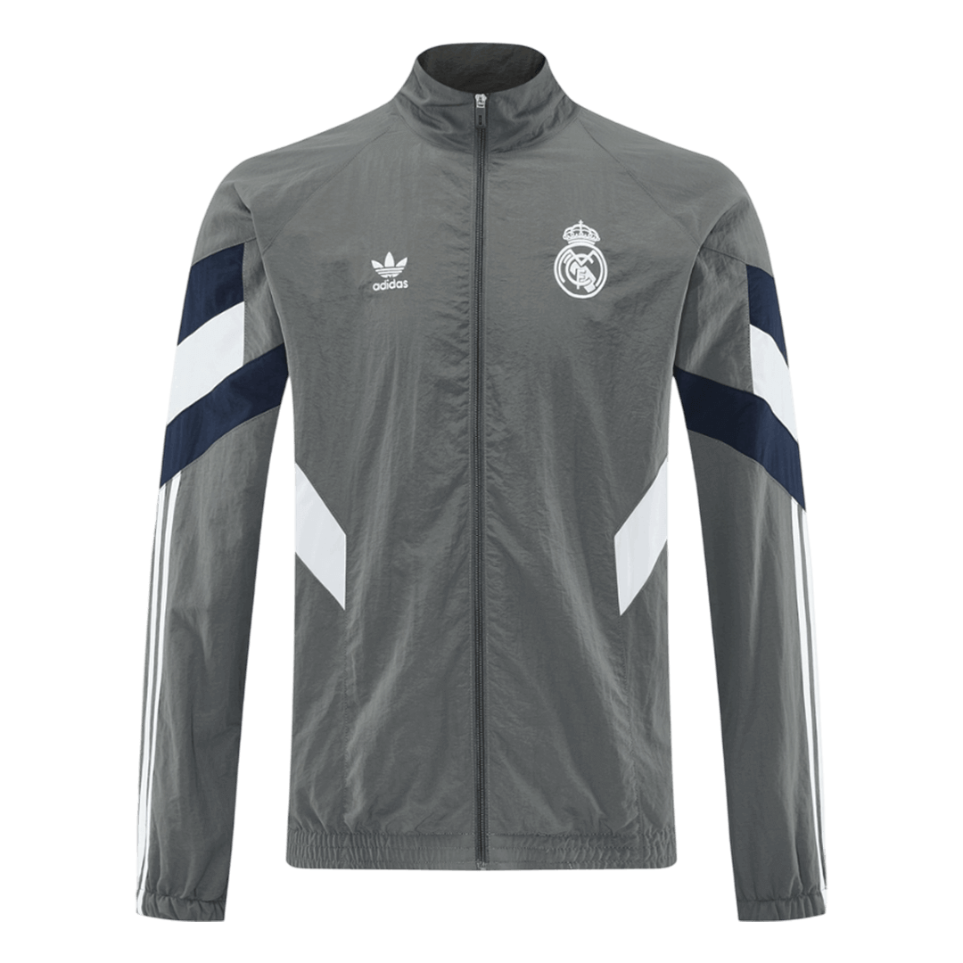 Real Madrid Windbreaker Jacket 2025/26 Gray